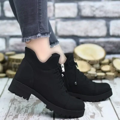 چکمه زنانه مشکی 0012720 - 104