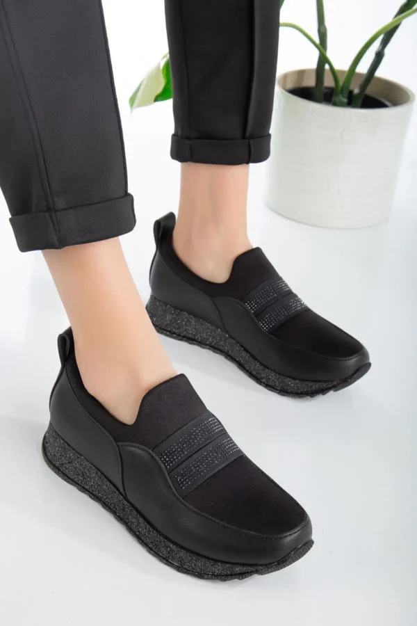 کفش ورزشی کلاسیک روزانه ارتوپدی زنانه oxfordloafer espadrille Shoes - 813