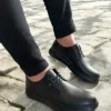 مشکی، توری، چرم کلاسیک، کفش مردانه، - شیک و با کیفیت، شماره 37 38 39 40 41 42 43 44 - 650