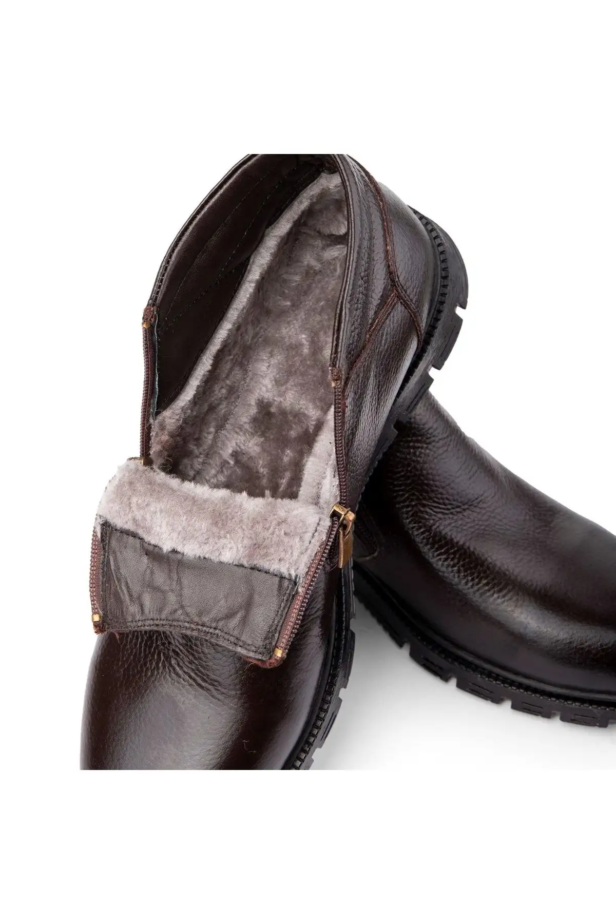 چکمه های خز دار مردانه زیره لاستیکی چرم اصل موینا، چکمه های داخل خز - 493 چکمه های خز دار مردانه زیره لاستیکی چرم اصل موینا، چکمه های داخل خز - 493