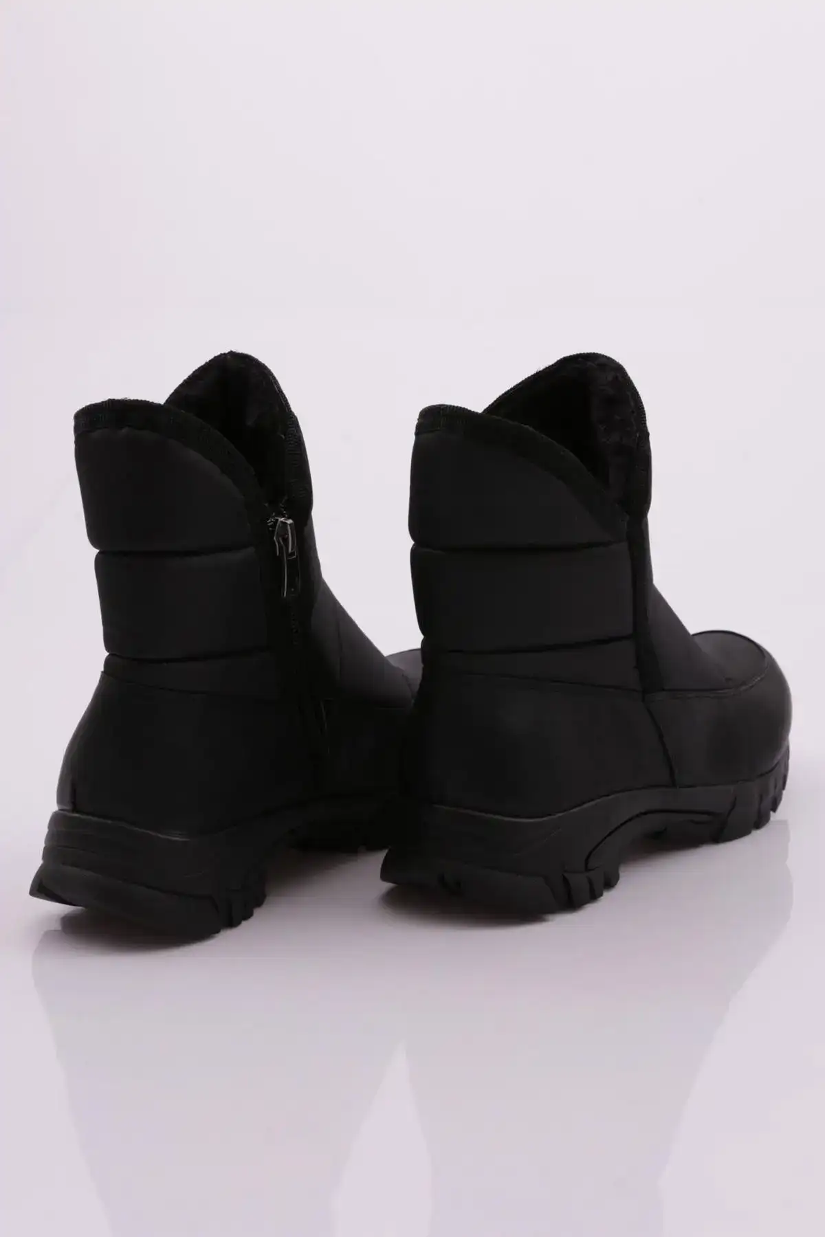 1052 زنانه زیپ پاشنه ضخیم پاشنه پاشنه پاشنه دار پارچه ای راحت کفش زمستانی مشکی - 120 1052 زنانه زیپ پاشنه ضخیم پاشنه پاشنه پاشنه دار پارچه ای راحت کفش زمستانی مشکی - 120