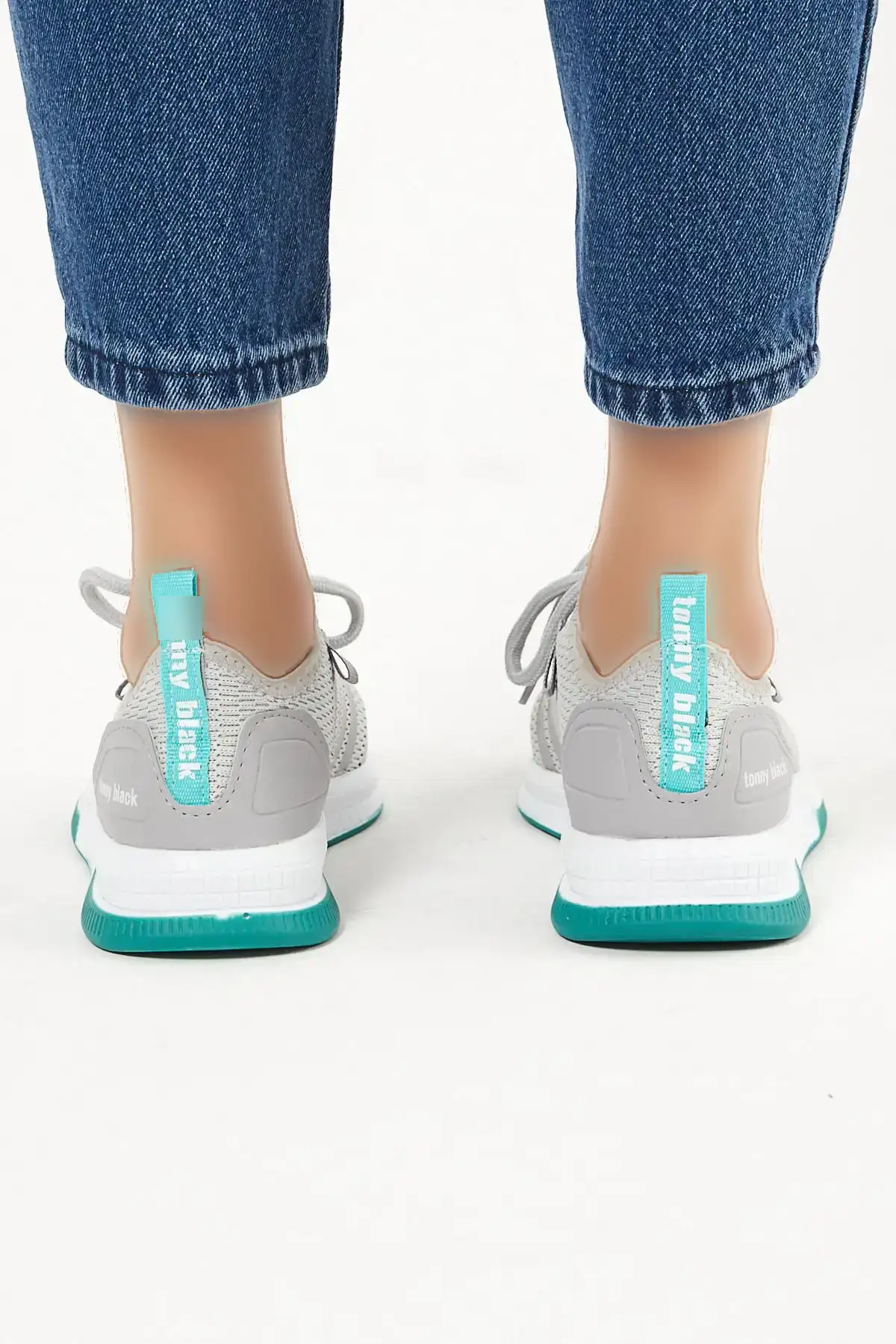 کفش اسپرت یونیسکس خاکستری سبز رنگت - 297 کفش اسپرت یونیسکس خاکستری سبز رنگت - 297