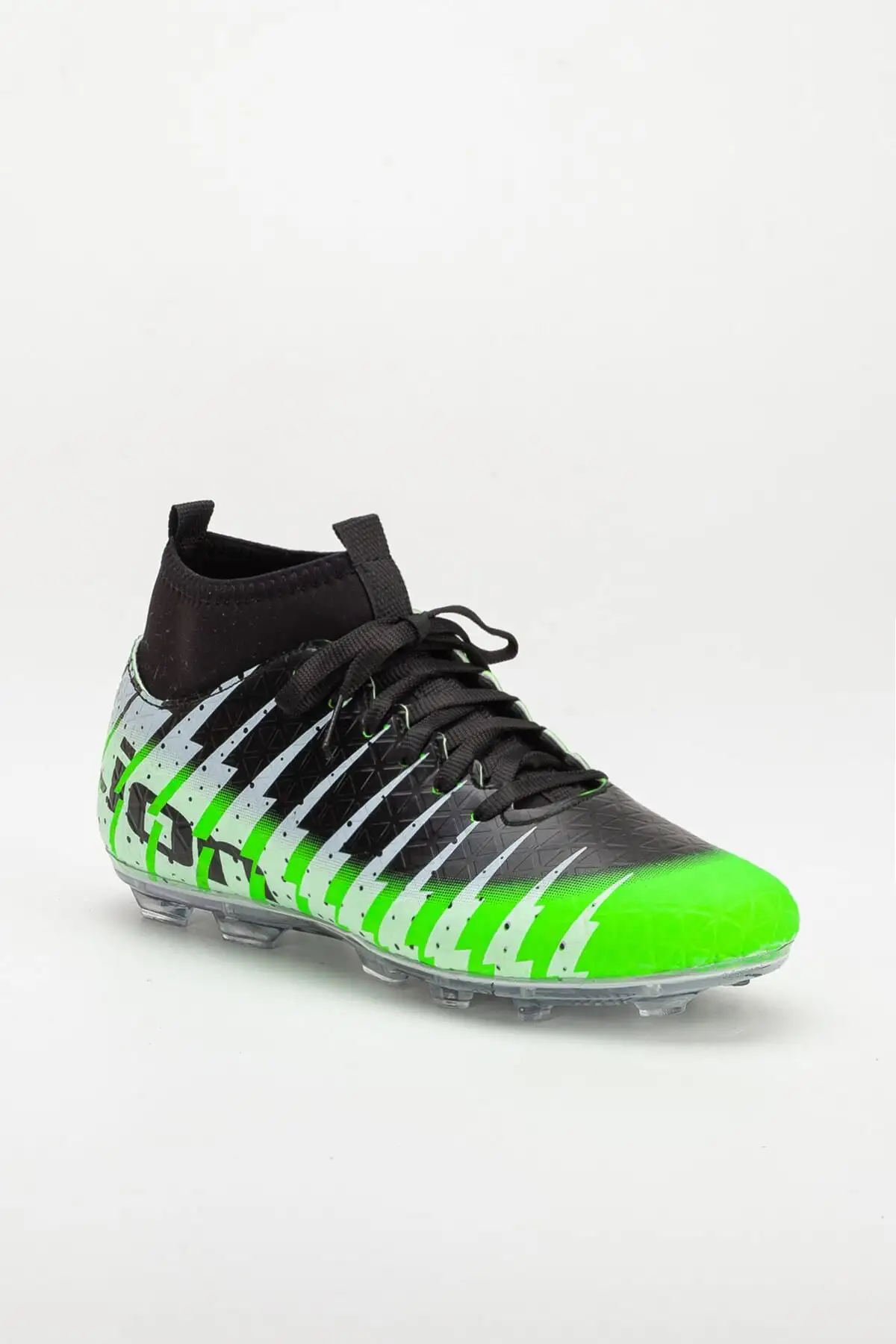 جوراب یونیسکس کفش فوتبال سبز مشکی - 869 جوراب یونیسکس کفش فوتبال سبز مشکی - 869