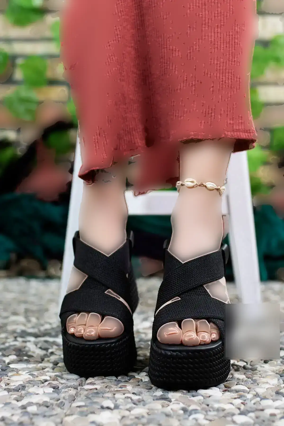 صندل پاشنه بلند مشکی زنانه 0012460 - 1174 صندل پاشنه بلند مشکی زنانه 0012460 - 1174