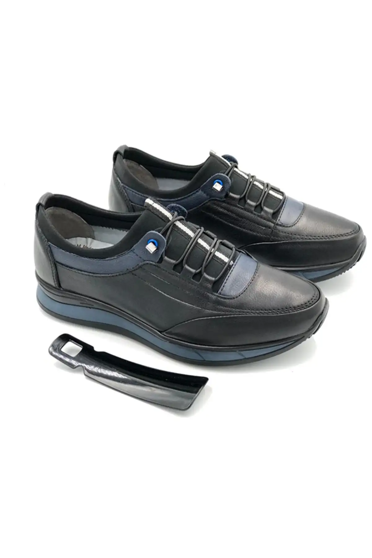 کفش ارتوپدی مردانه چرم اصل مشکی - 541