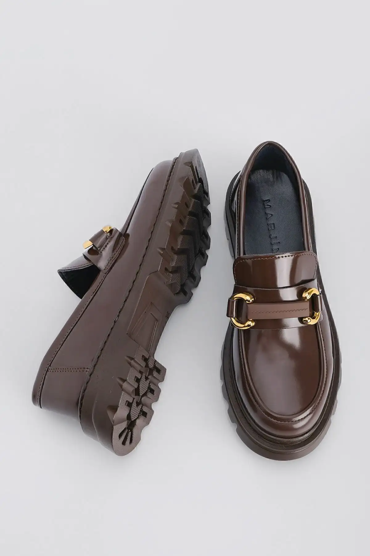 کفش راحتی زنانه با کف بلند زنانه Kinles Brown - 1280 کفش راحتی زنانه با کف بلند زنانه Kinles Brown - 1280