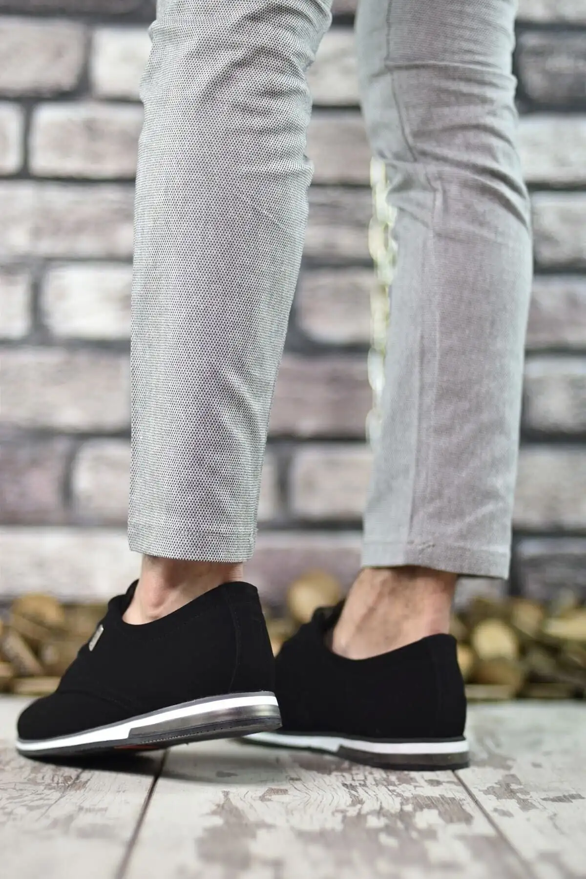 مشکی سفید مردانه کژوال 0012211 - 698 مشکی سفید مردانه کژوال 0012211 - 698