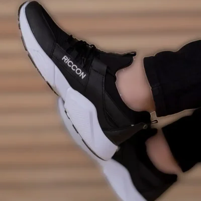 کفش ورزشی سیاه و سفید یونیسکس - 344