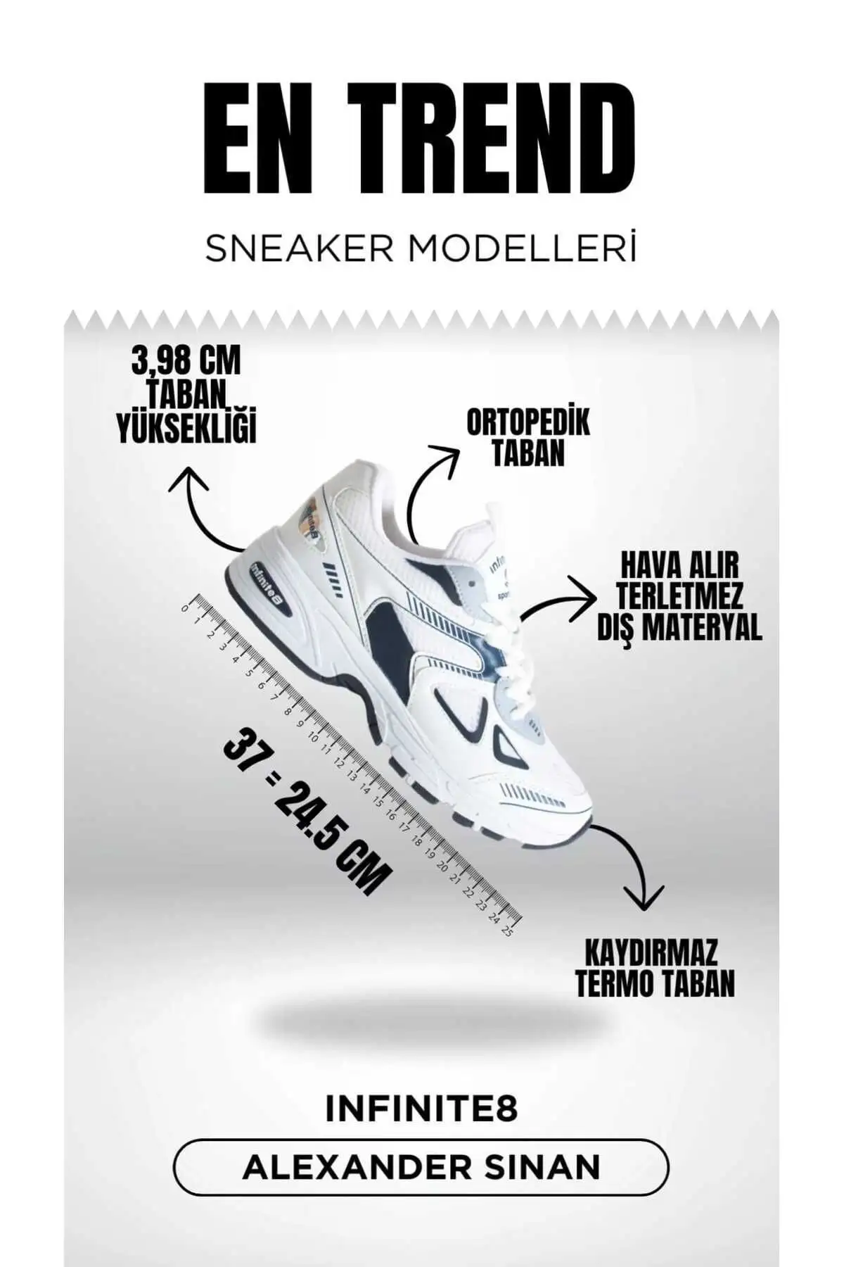 کفش ورزشی زنانه یونیسکس بافتنی ارتوپدی مردانه کتانی İNF-531 - 65 کفش ورزشی زنانه یونیسکس بافتنی ارتوپدی مردانه کتانی İNF-531 - 65