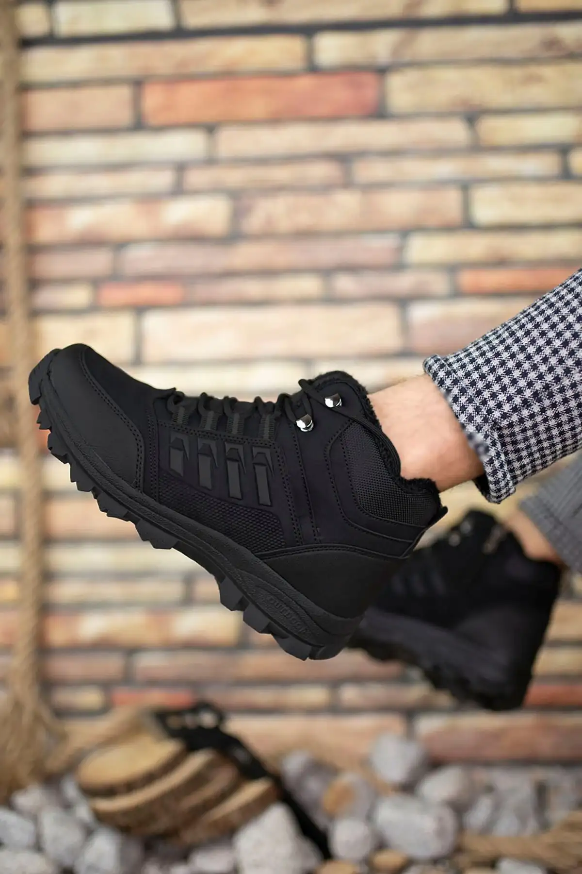 چکمه های یونیسکس مشکی 0012x6 - 526 چکمه های یونیسکس مشکی 0012x6 - 526