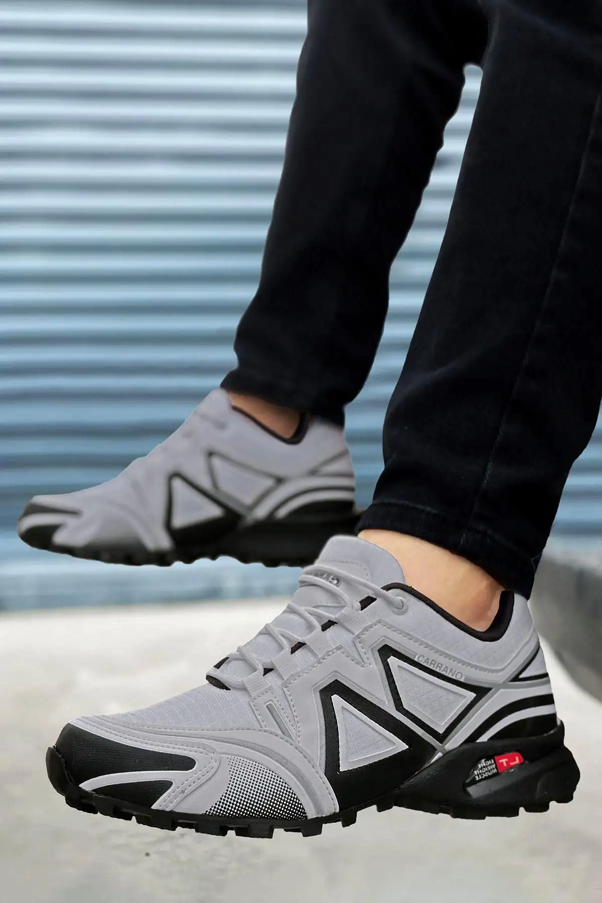 کفش مردانه ترکینگ خاکستری - 269