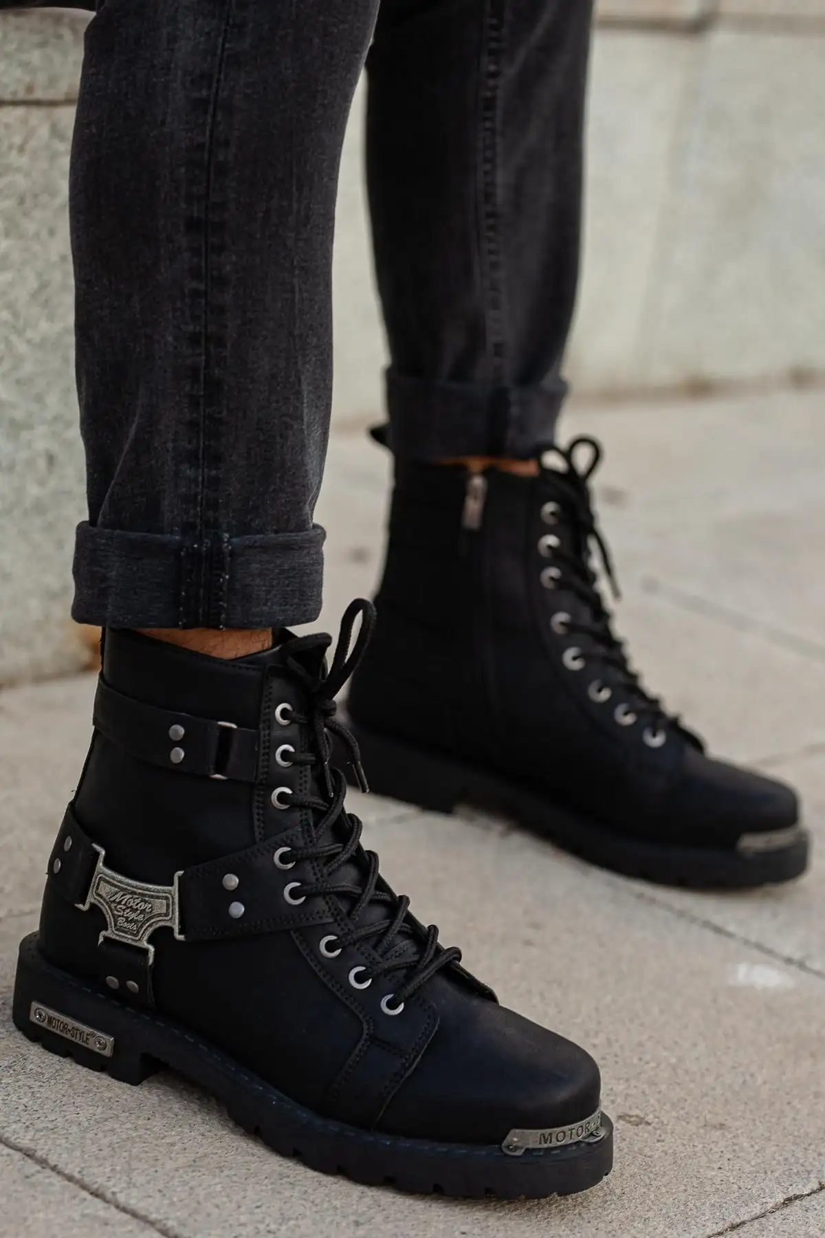 چکمه موتور یونیسکس تضمینی M512 - 74 چکمه موتور یونیسکس تضمینی M512 - 74