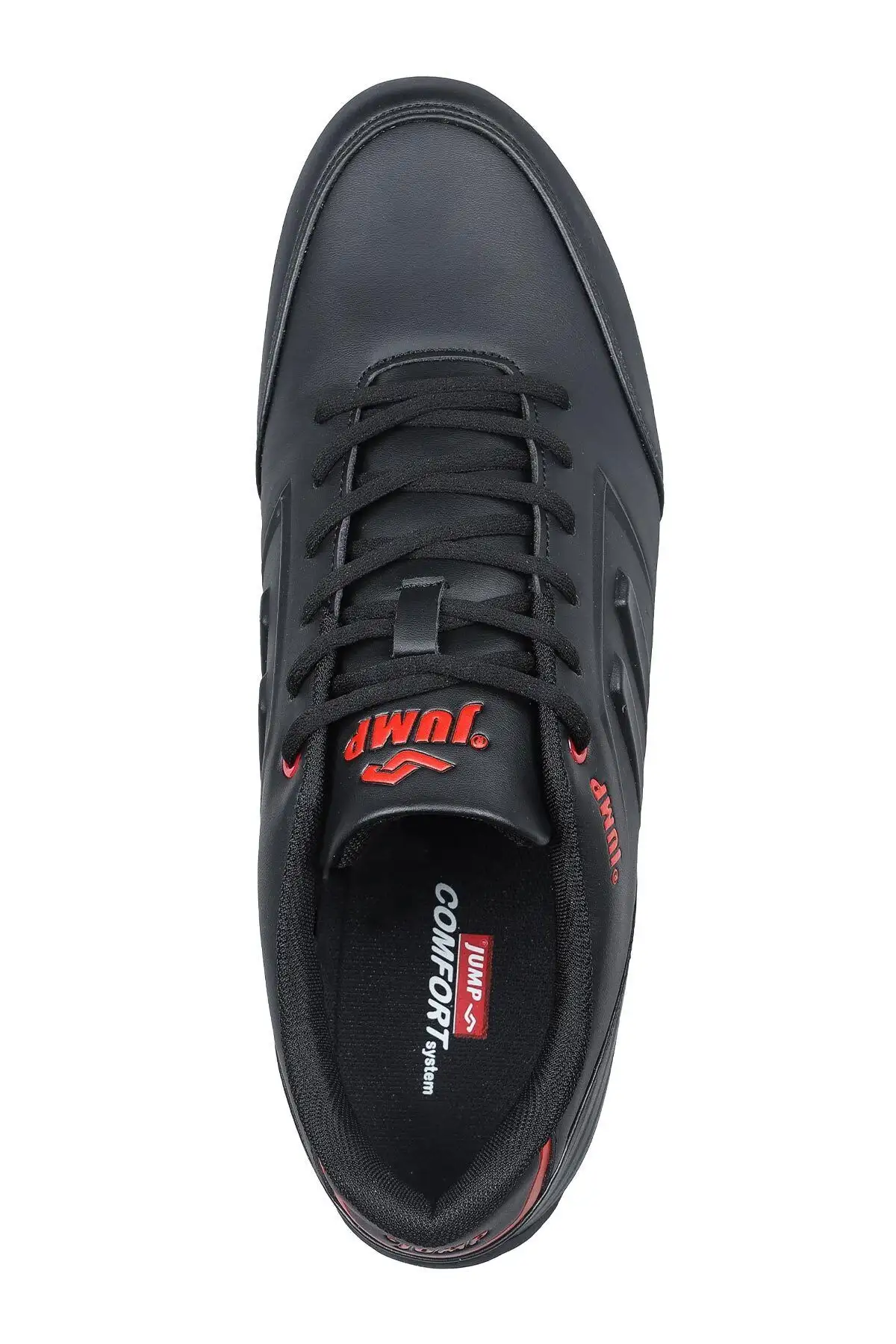 کفش ورزشی روزانه مردانه مشکی - قرمز 11743 - 6 کفش ورزشی روزانه مردانه مشکی - قرمز 11743 - 6