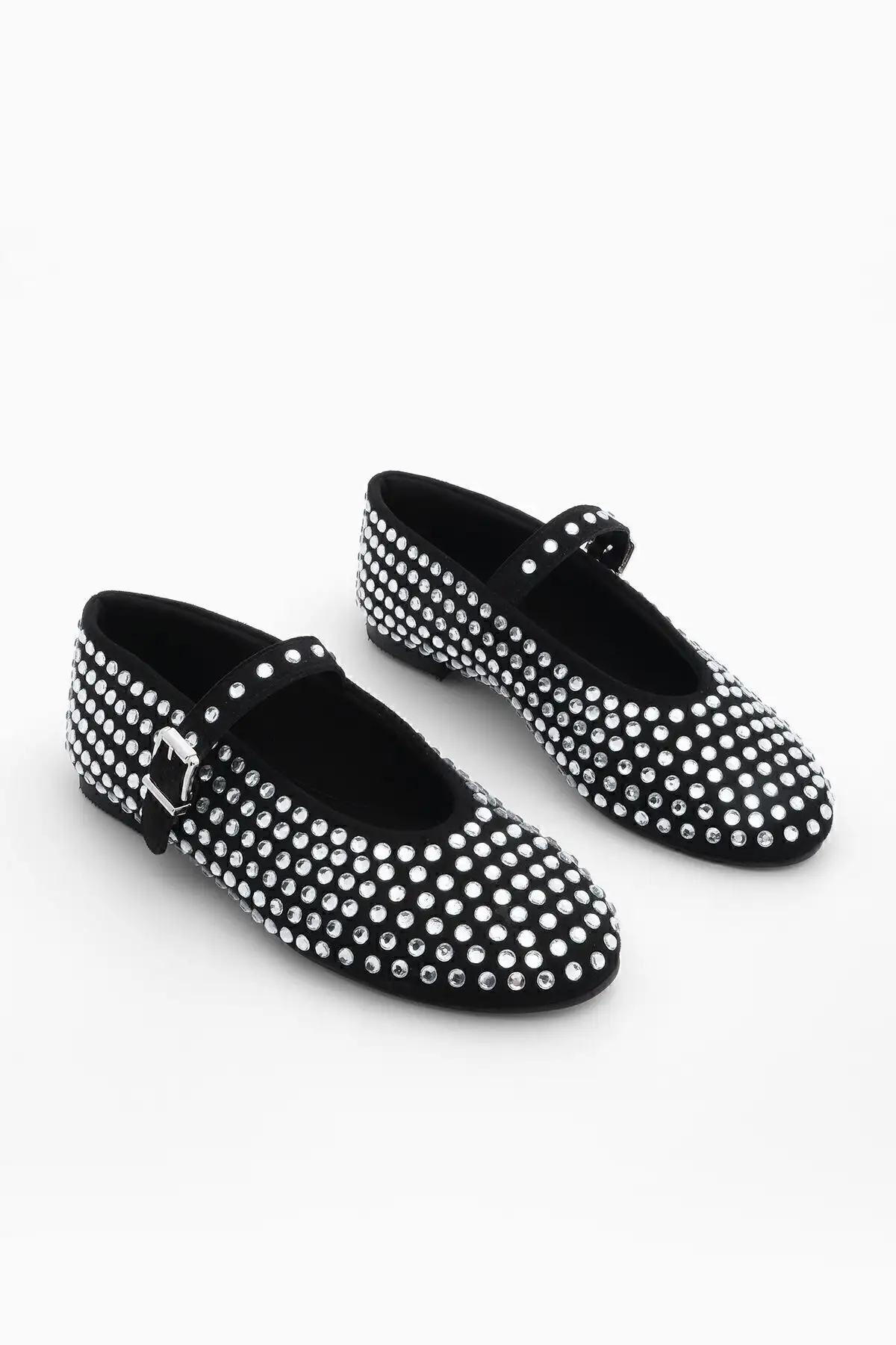 کلاه ایمنی زنانه سنگ بالرین کفش Mary Jane Tevila Black - 782 کلاه ایمنی زنانه سنگ بالرین کفش Mary Jane Tevila Black - 782