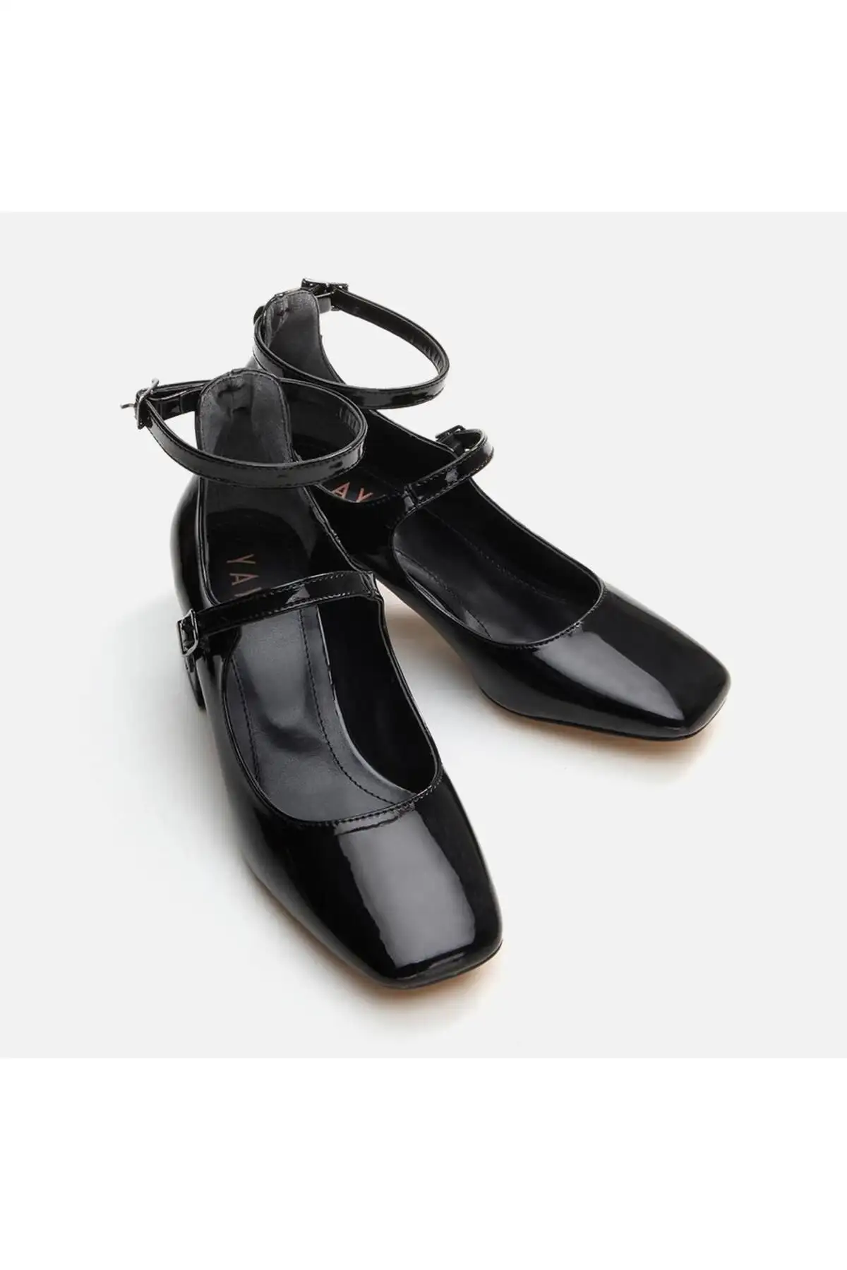 پاشنه ضخیم زنانه مشکی یایا مری جین - 462 پاشنه ضخیم زنانه مشکی یایا مری جین - 462