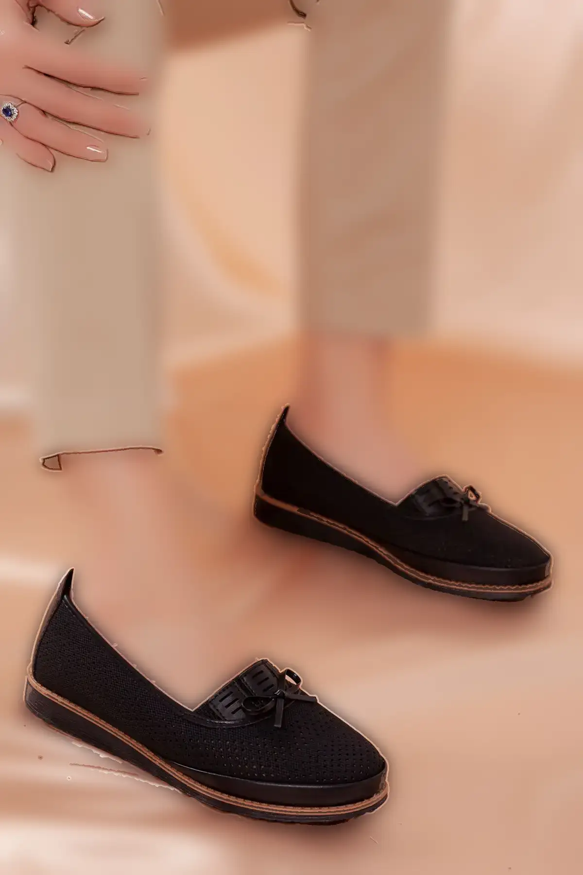 کفش تخت زنانه روزانه D191 - 1183 کفش تخت زنانه روزانه D191 - 1183