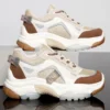 کفش کتانی زنانه Ds Linda Beige Tan - 32
