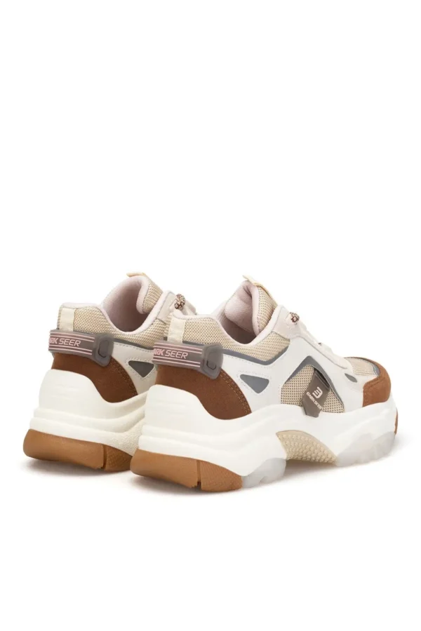 کفش کتانی زنانه Ds Linda Beige Tan - 32