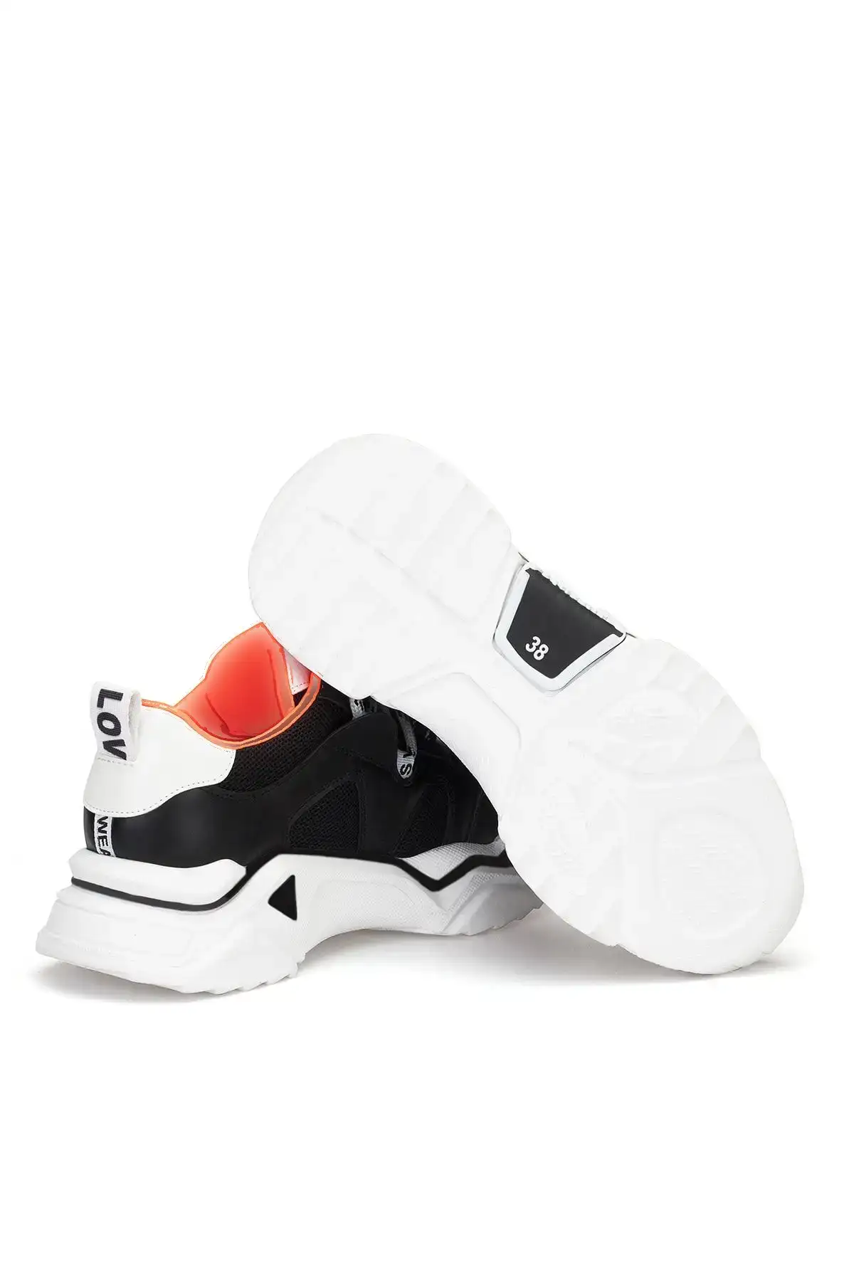 کفش کتانی زنانه مشکی سفید - 341 کفش کتانی زنانه مشکی سفید - 341