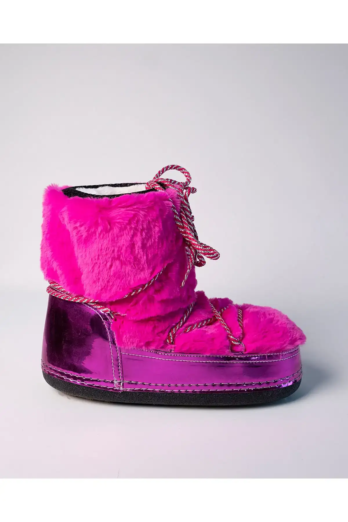 چکمه های برفی نرم مونیا صورتی زنانه - 103 چکمه های برفی نرم مونیا صورتی زنانه - 103