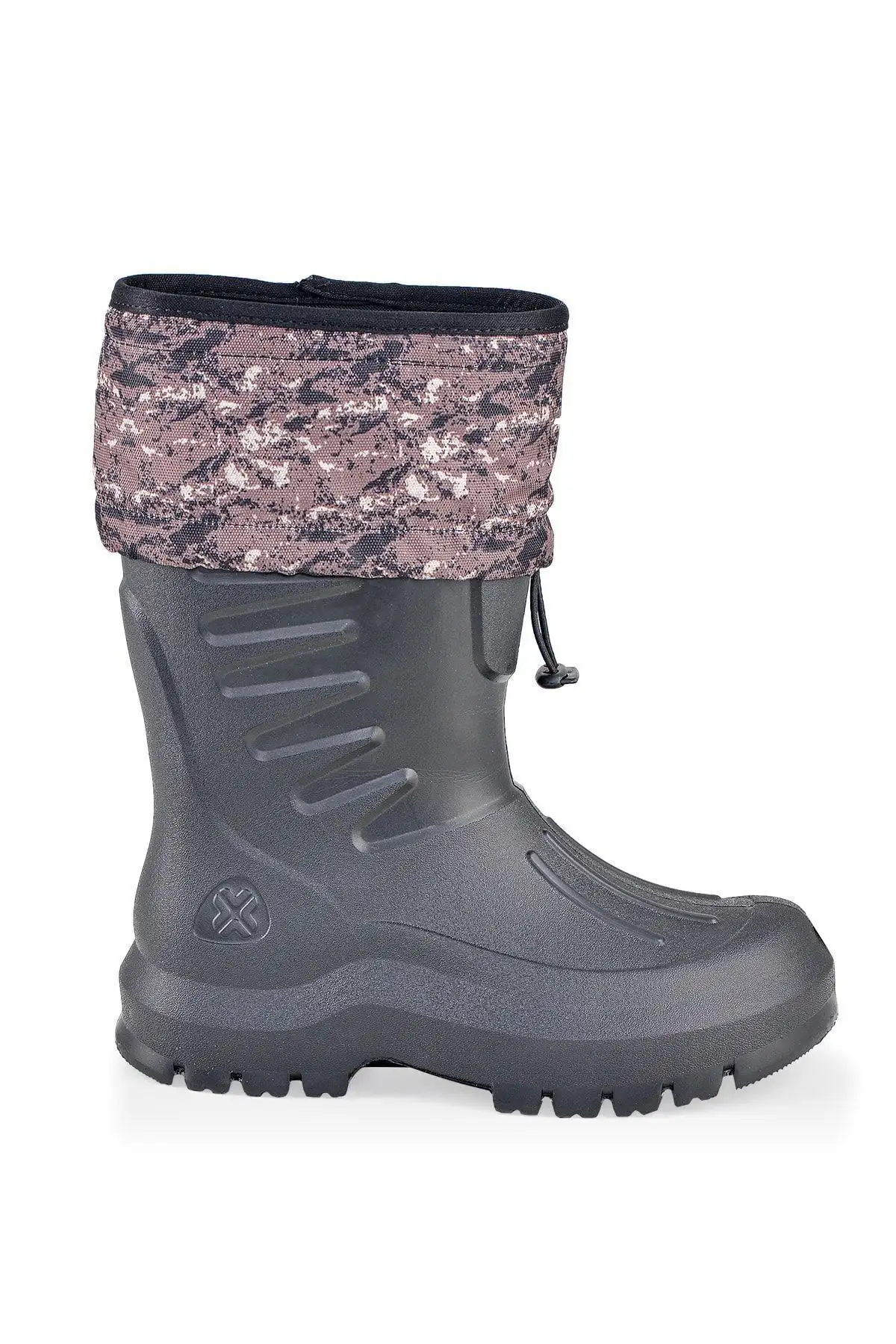 چکمه های برفی مردانه مشکی ضد آب Eva Sole Hunter Fisherman Biker Courier Rain Snow Boots با جوراب حرارتی - 1132 چکمه های برفی مردانه مشکی ضد آب Eva Sole Hunter Fisherman Biker Courier Rain Snow Boots با جوراب حرارتی - 1132