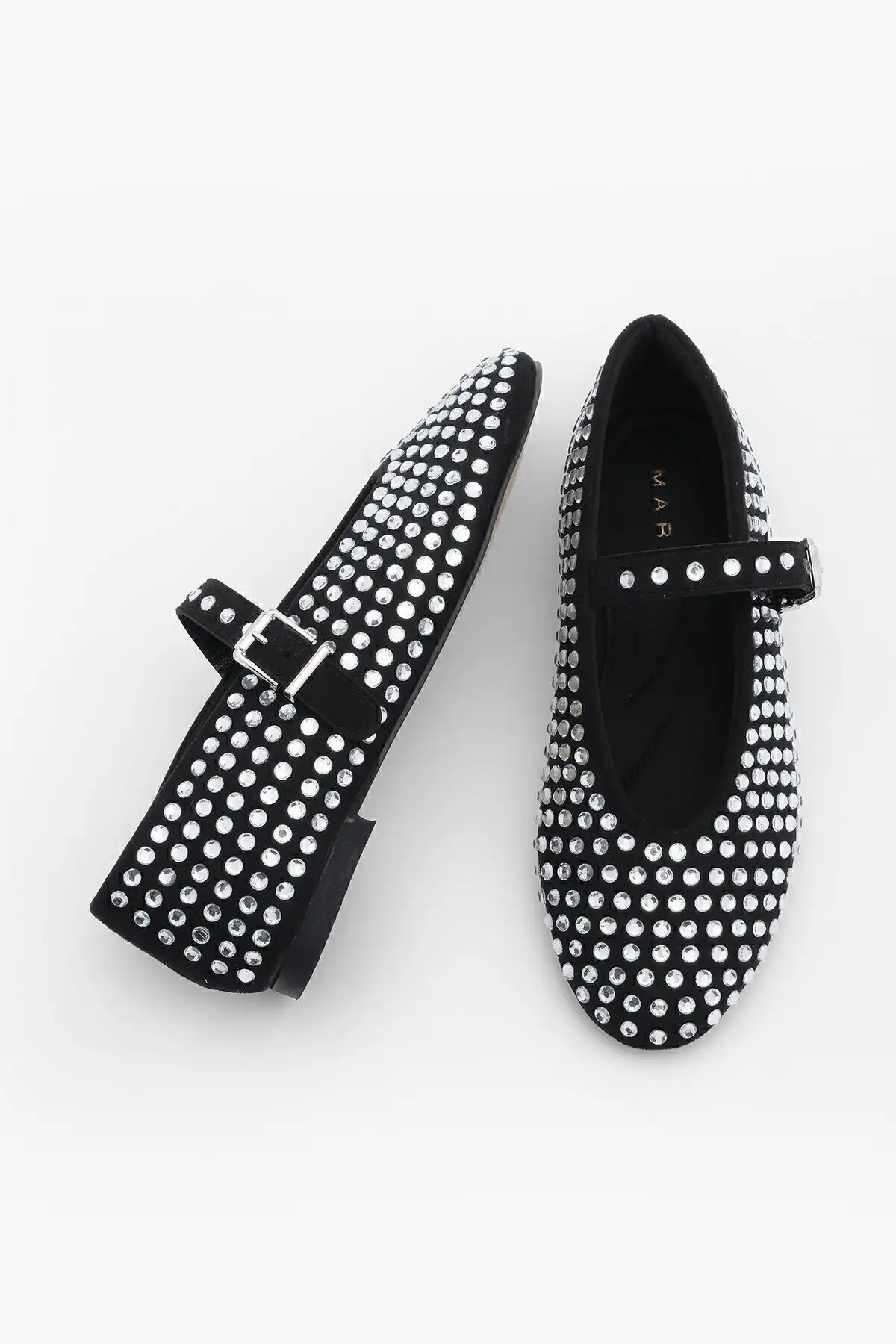 کلاه ایمنی زنانه سنگ بالرین کفش Mary Jane Tevila Black - 782 کلاه ایمنی زنانه سنگ بالرین کفش Mary Jane Tevila Black - 782