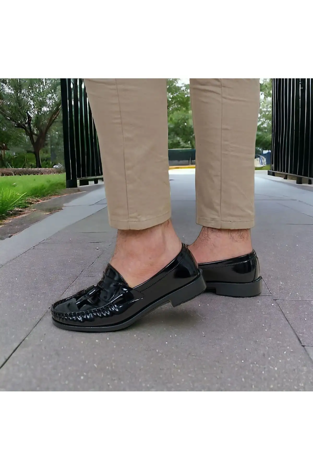 کفش مردانه کلاسیک Corcik چرم مشکی Erenim 36-44 - 682