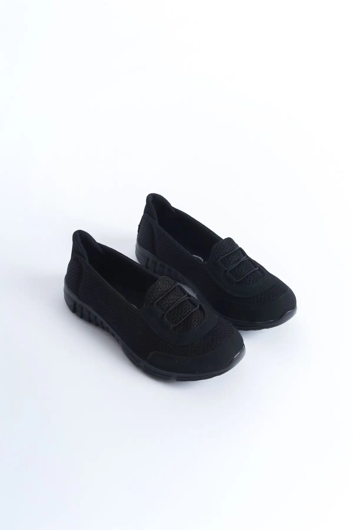 کفش راحتی زنانه ارتوپدی توری مشکی بالرین - 1228 کفش راحتی زنانه ارتوپدی توری مشکی بالرین - 1228
