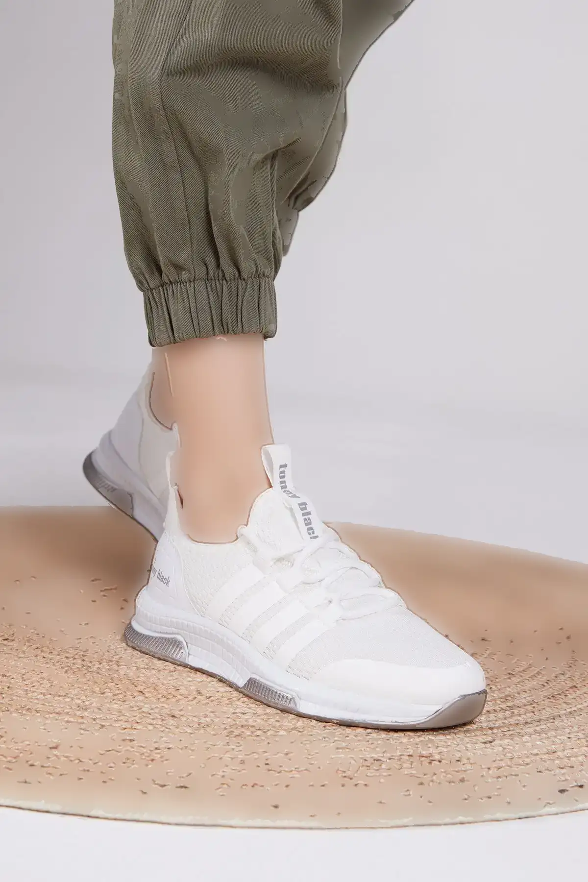 کفش اسپرت سفید یونیسکس Tbqnt - 295 کفش اسپرت سفید یونیسکس Tbqnt - 295