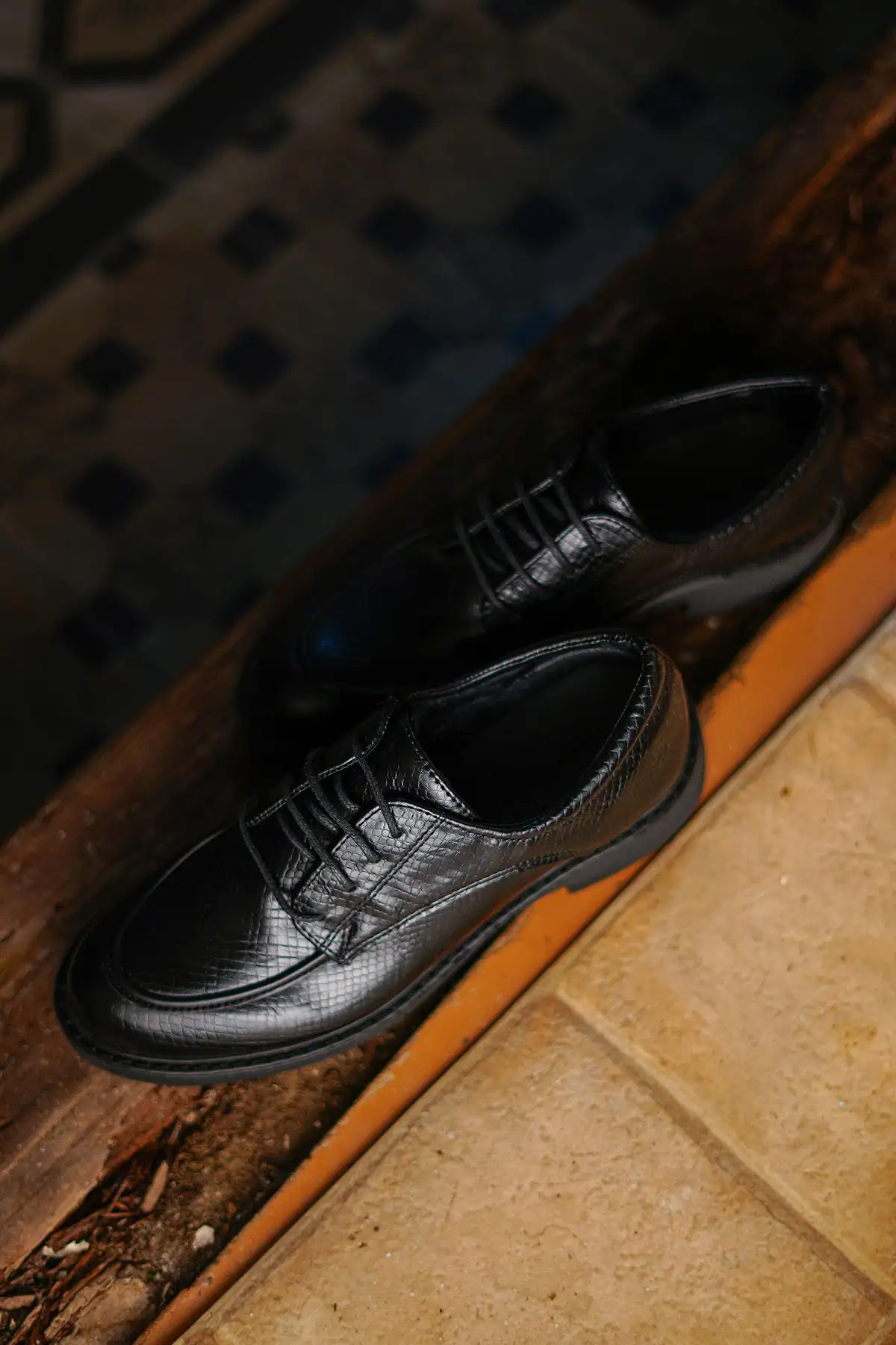 کفش زنانه آکسفورد بنددار کفش راحتی مردانه نسان مشکی - 1302 کفش زنانه آکسفورد بنددار کفش راحتی مردانه نسان مشکی - 1302