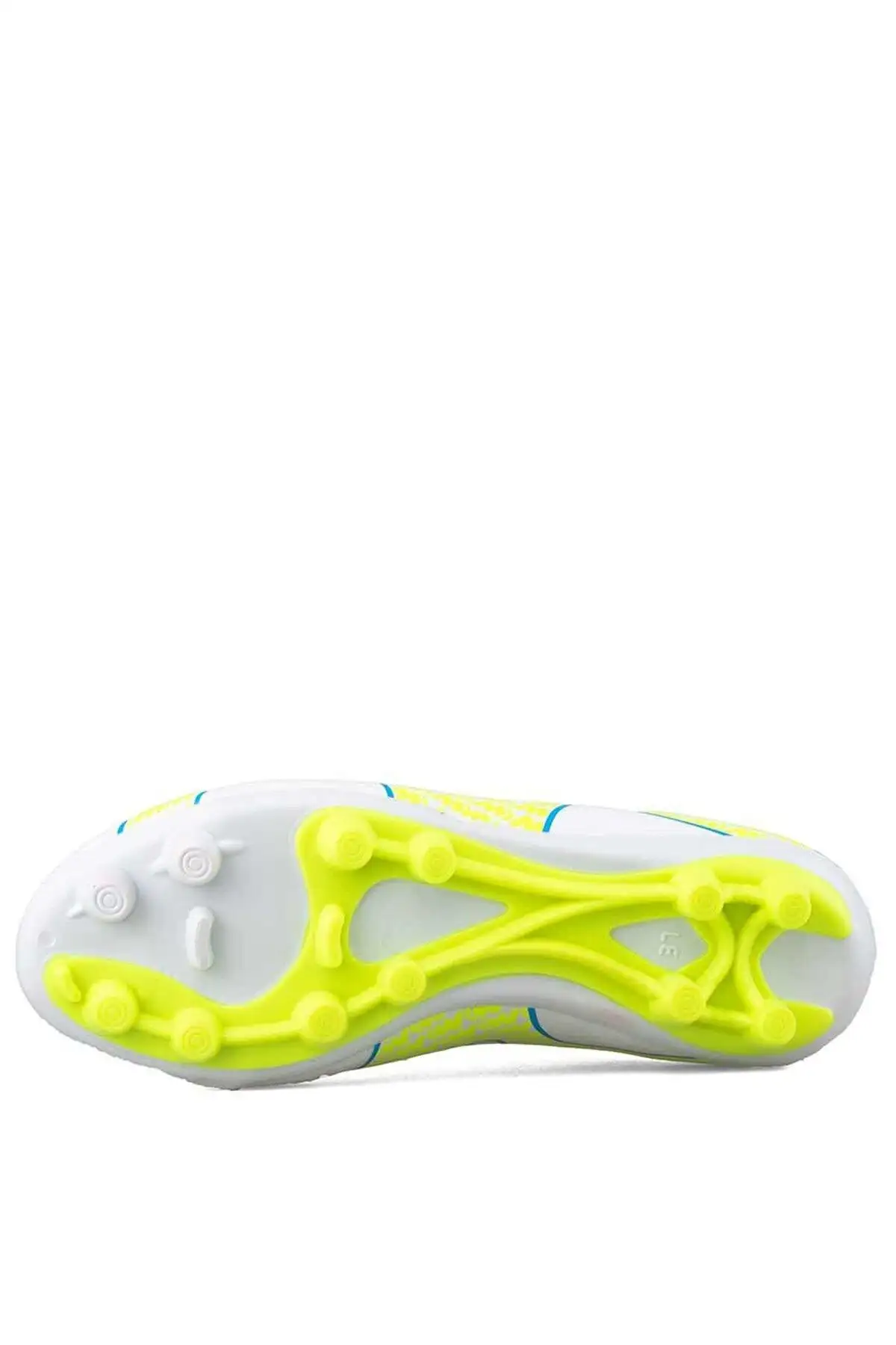 کفش فوتبال مردانه با جوراب Astroturf سفید/زرد - 883 کفش فوتبال مردانه با جوراب Astroturf سفید/زرد - 883