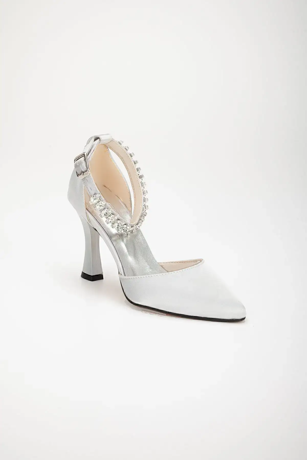 کفش پاشنه بلند ساتن - 446