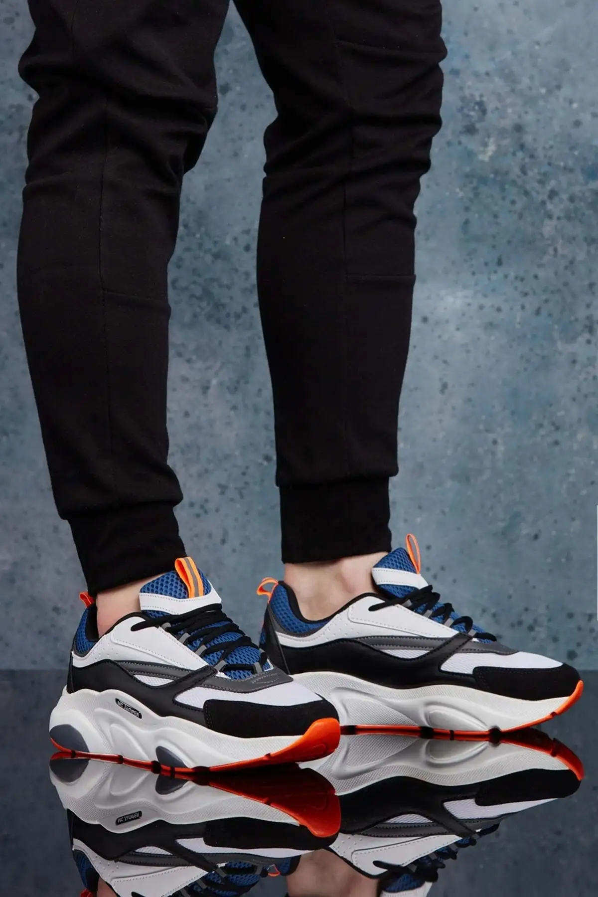 کفش ورزشی یونیسکس آبی سفید - 21