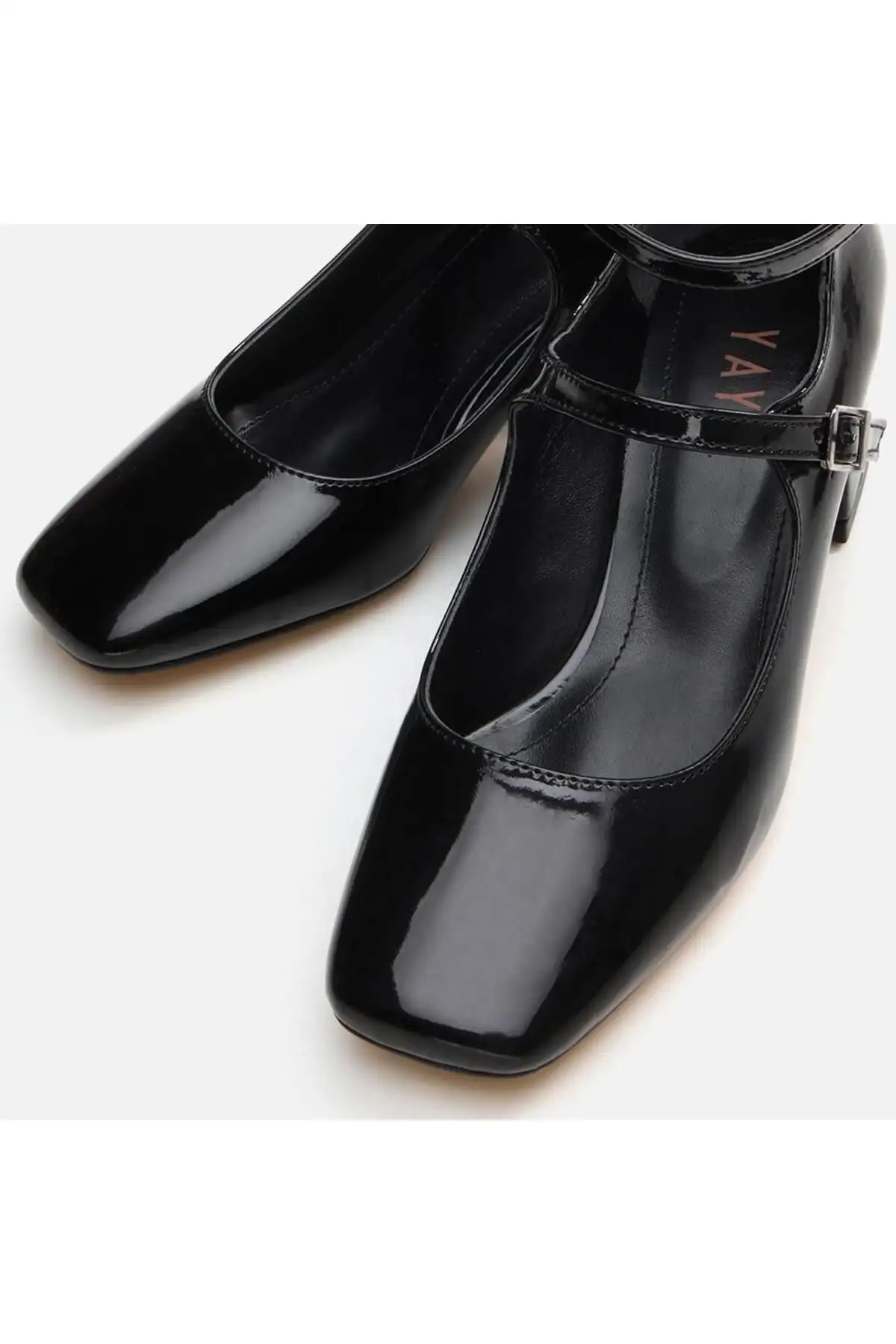 پاشنه ضخیم زنانه مشکی یایا مری جین - 462 پاشنه ضخیم زنانه مشکی یایا مری جین - 462