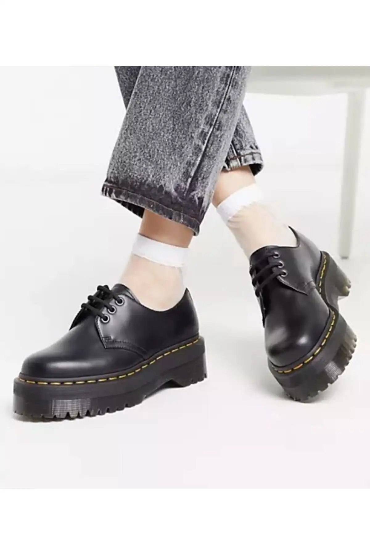 کفش لولیتا به سبک هاراجوکو مشکی - 692 کفش لولیتا به سبک هاراجوکو مشکی - 692