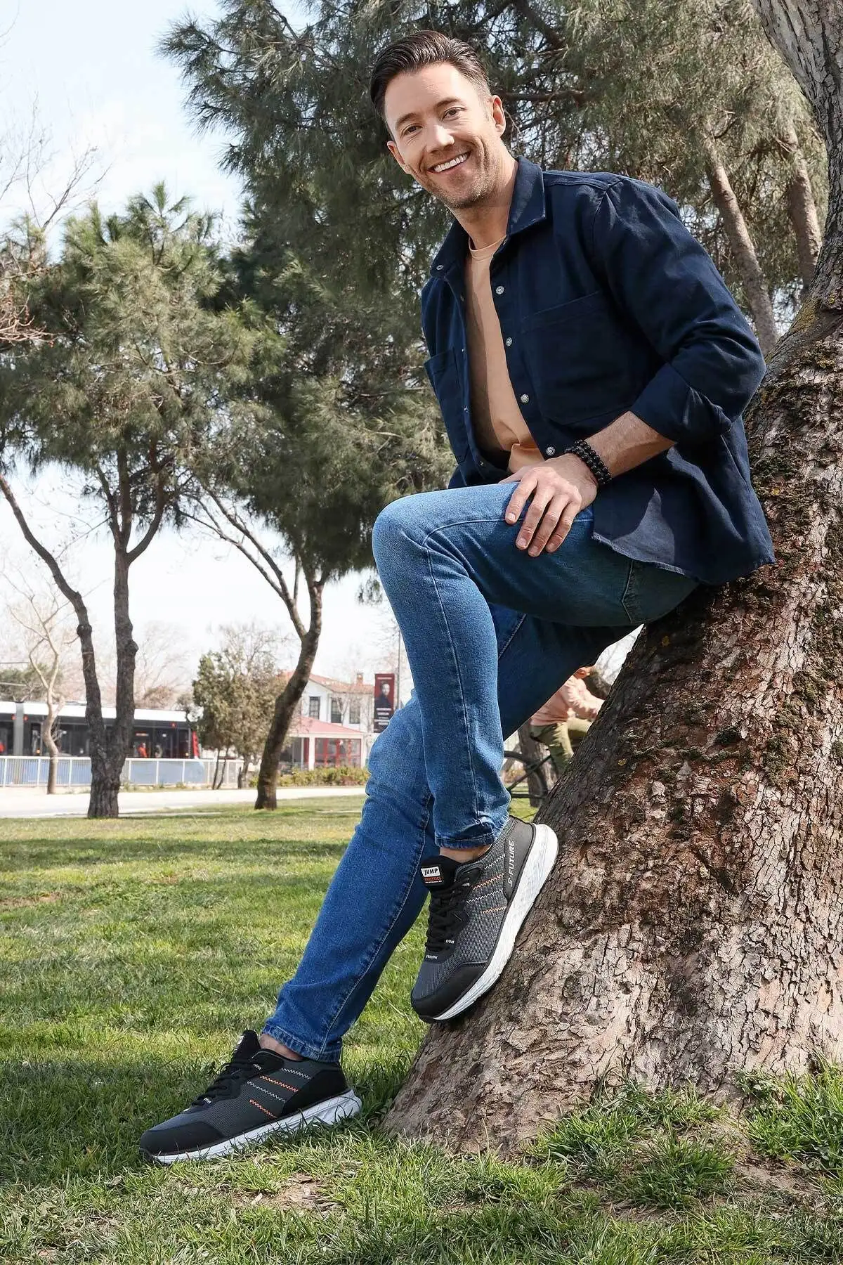 27401 کفش اسپرت مردانه کتانی مشکی - خاکستری - 5 27401 کفش اسپرت مردانه کتانی مشکی - خاکستری - 5