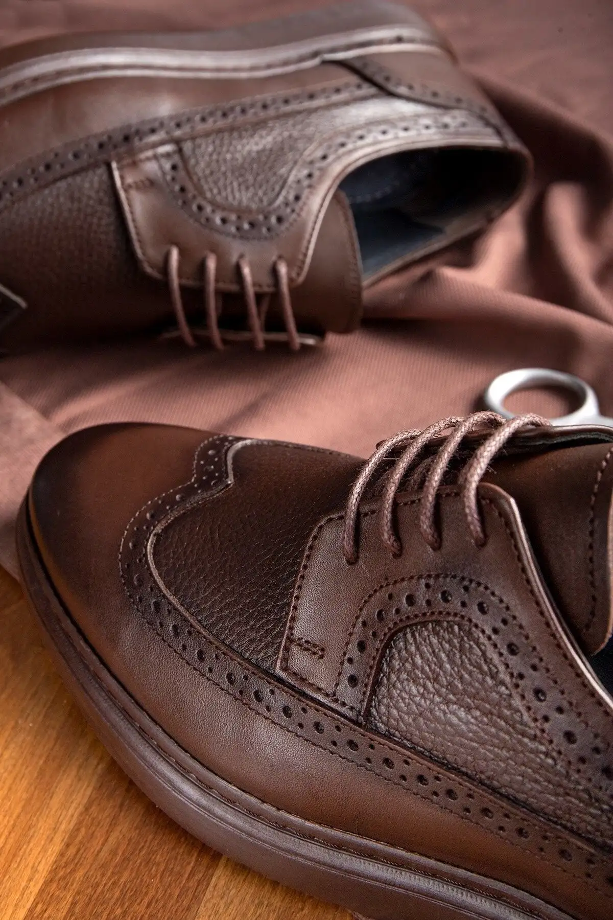 کفش کلاسیک روزانه مردانه چرم اصل Lusso، کفش کلاسیک چرم اصل، دربی کلاسیک - 1866 کفش کلاسیک روزانه مردانه چرم اصل Lusso، کفش کلاسیک چرم اصل، دربی کلاسیک - 1866