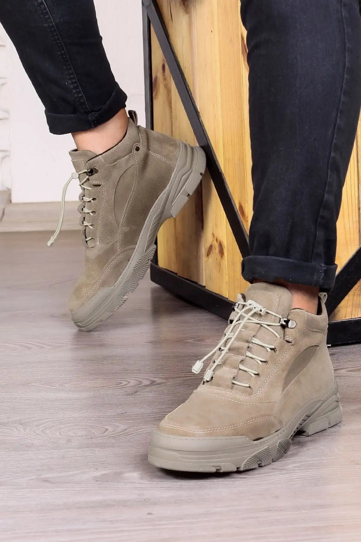 ارتش واقعی چرم سولور پایه توری Suery Bot Sand Beji - 2452 ارتش واقعی چرم سولور پایه توری Suery Bot Sand Beji - 2452