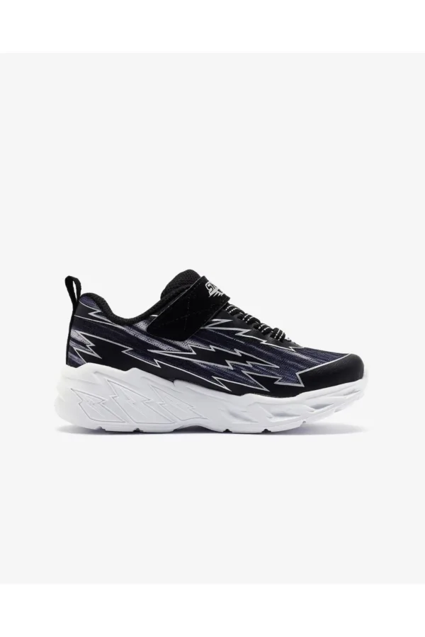 Light Storm 2.0 - Bolt-brights Big Boy Black Lighted Sports Shoes 400149l Bkgy - 1488