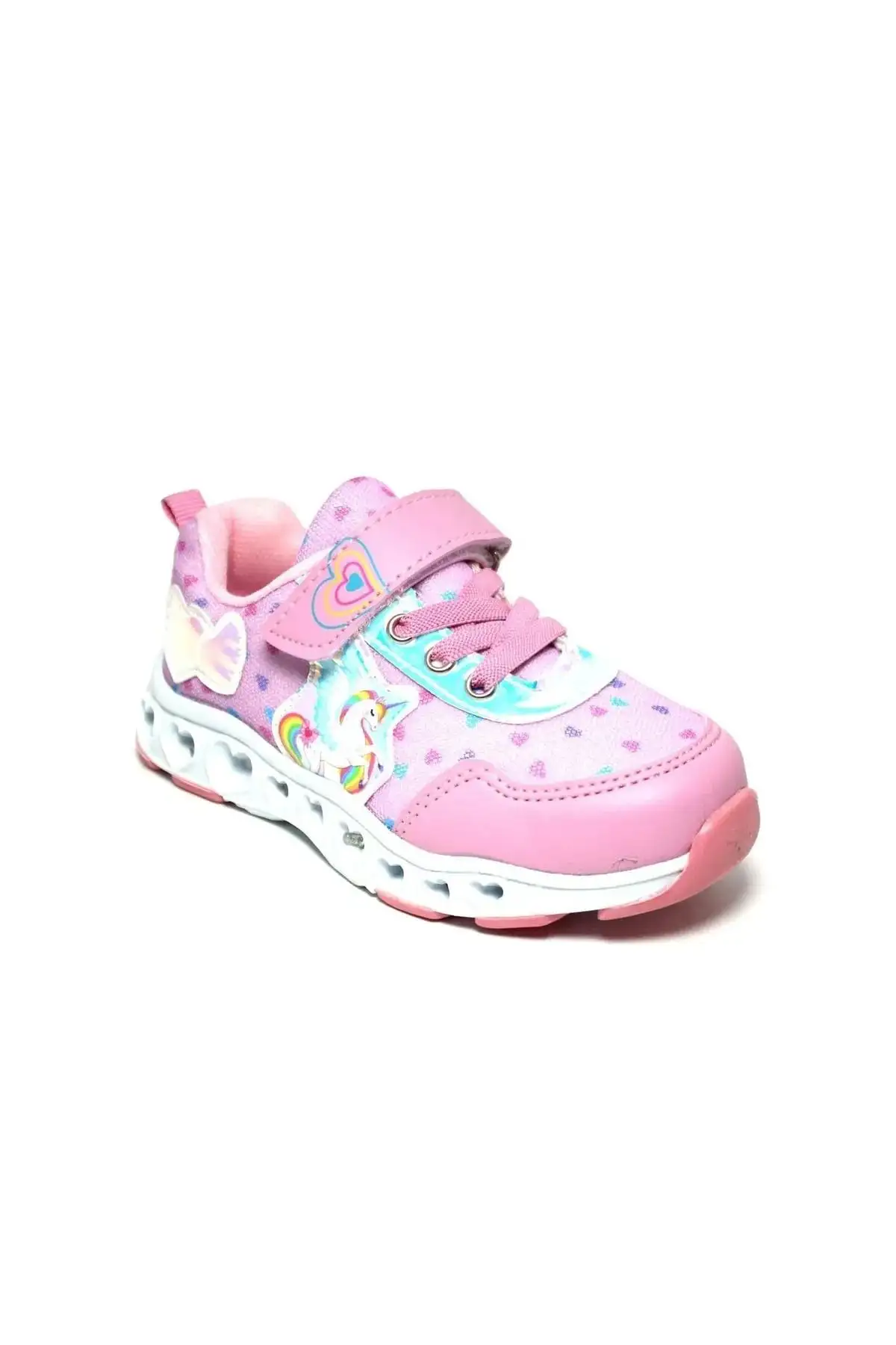 کفش ورزشی روشن دخترانه کفی آناتومیک - 1438 کفش ورزشی روشن دخترانه کفی آناتومیک - 1438