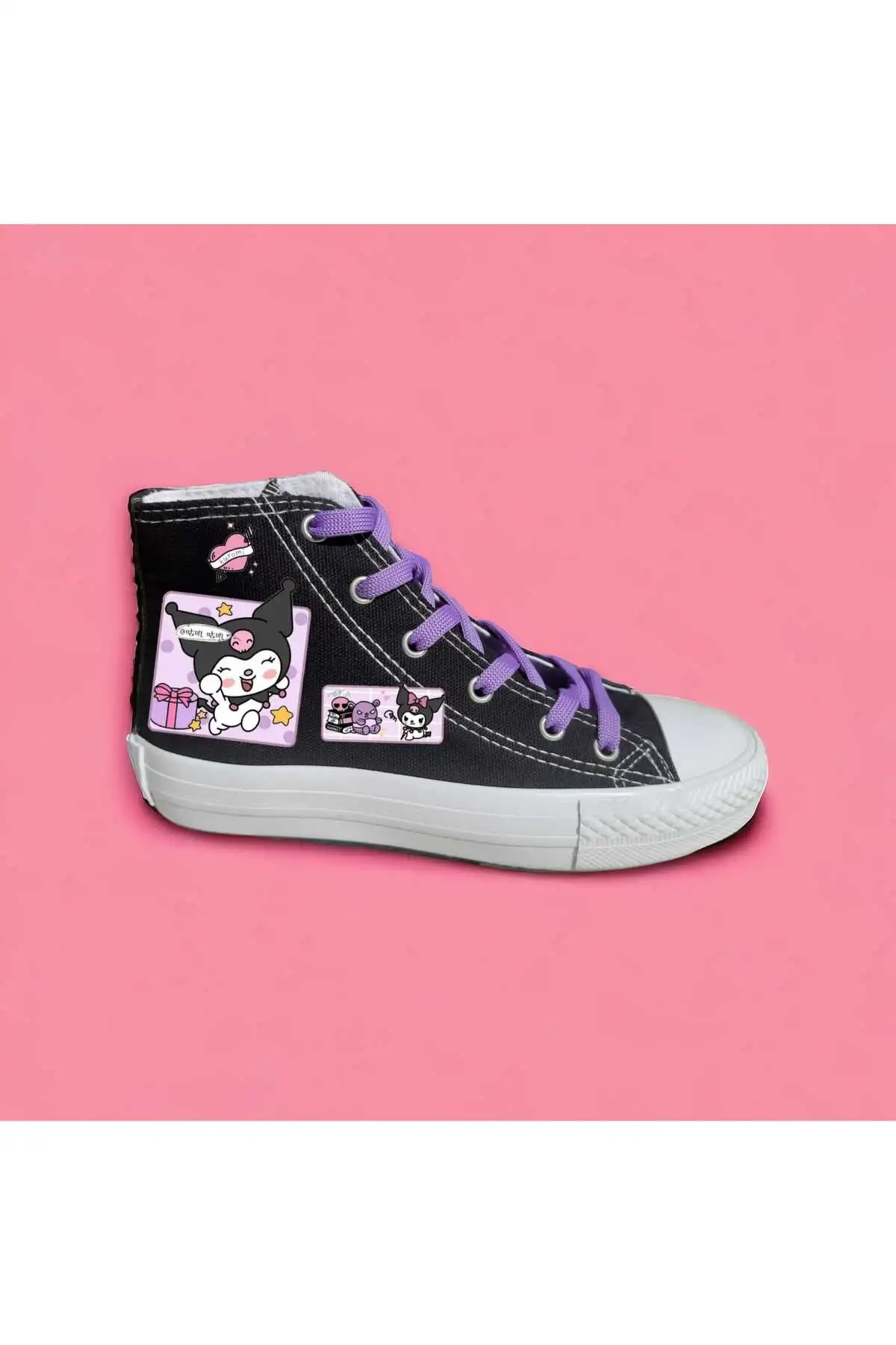 بوم کفش اسپرت دخترانه کتانی با چاپ کروم شیرین - 1607 بوم کفش اسپرت دخترانه کتانی با چاپ کروم شیرین - 1607