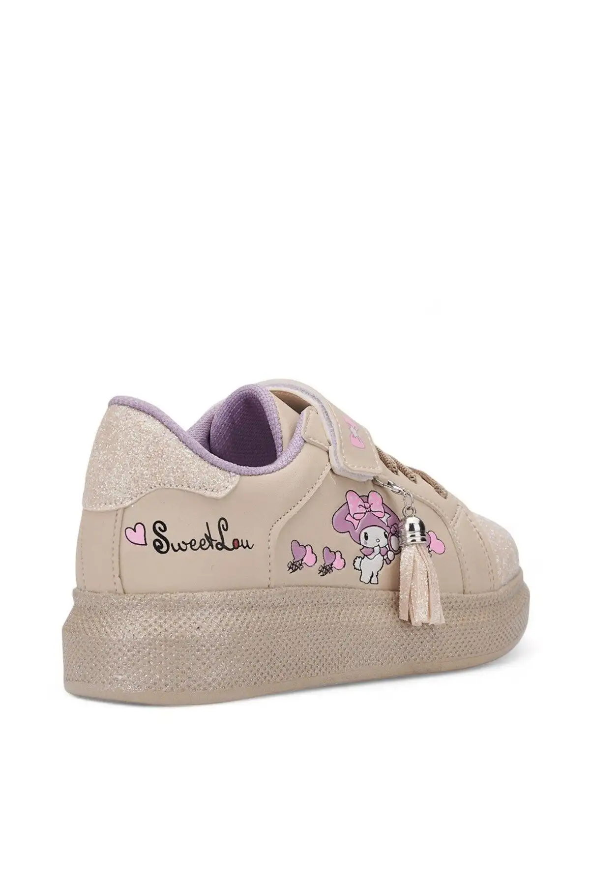 کفش اسپرت بندکشی دخترانه بژ روزانه 3740 - 1439 کفش اسپرت بندکشی دخترانه بژ روزانه 3740 - 1439