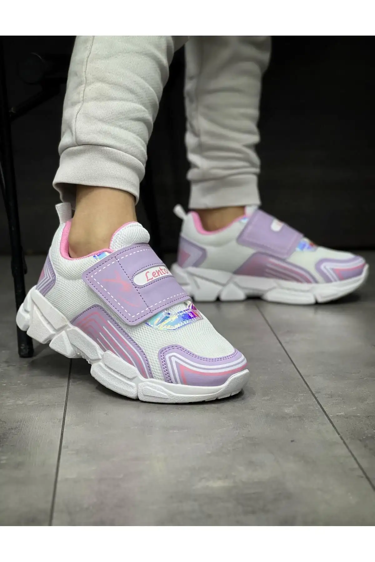 کفش ورزشی بچه گانه ارتوپدی Velcro Flexible تنفسی یونیسکس مشبک - 1380 کفش ورزشی بچه گانه ارتوپدی Velcro Flexible تنفسی یونیسکس مشبک - 1380