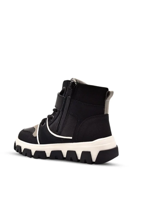BOT LACık و Zipper Boy Bot Black - 2356