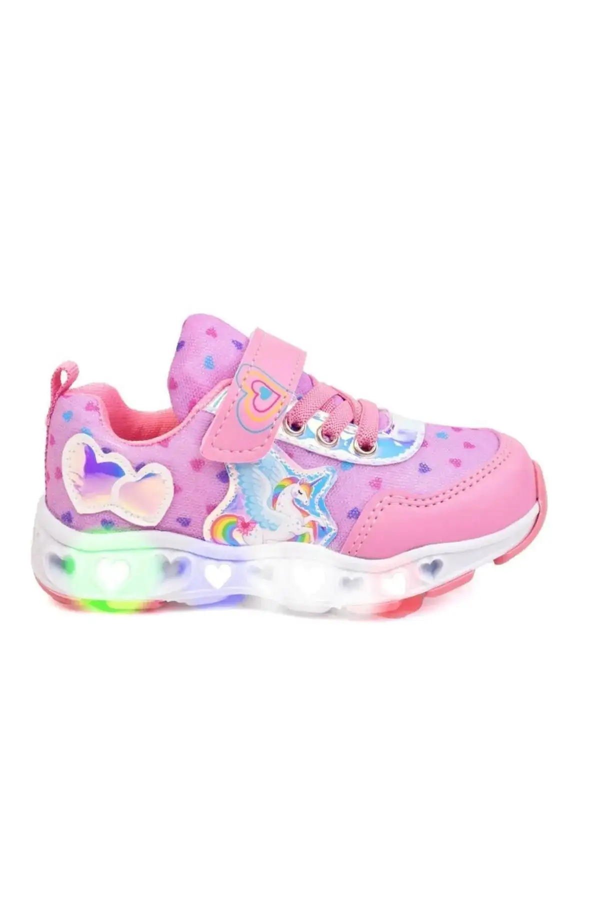 کفش ورزشی روشن دخترانه کفی آناتومیک - 1438 کفش ورزشی روشن دخترانه کفی آناتومیک - 1438