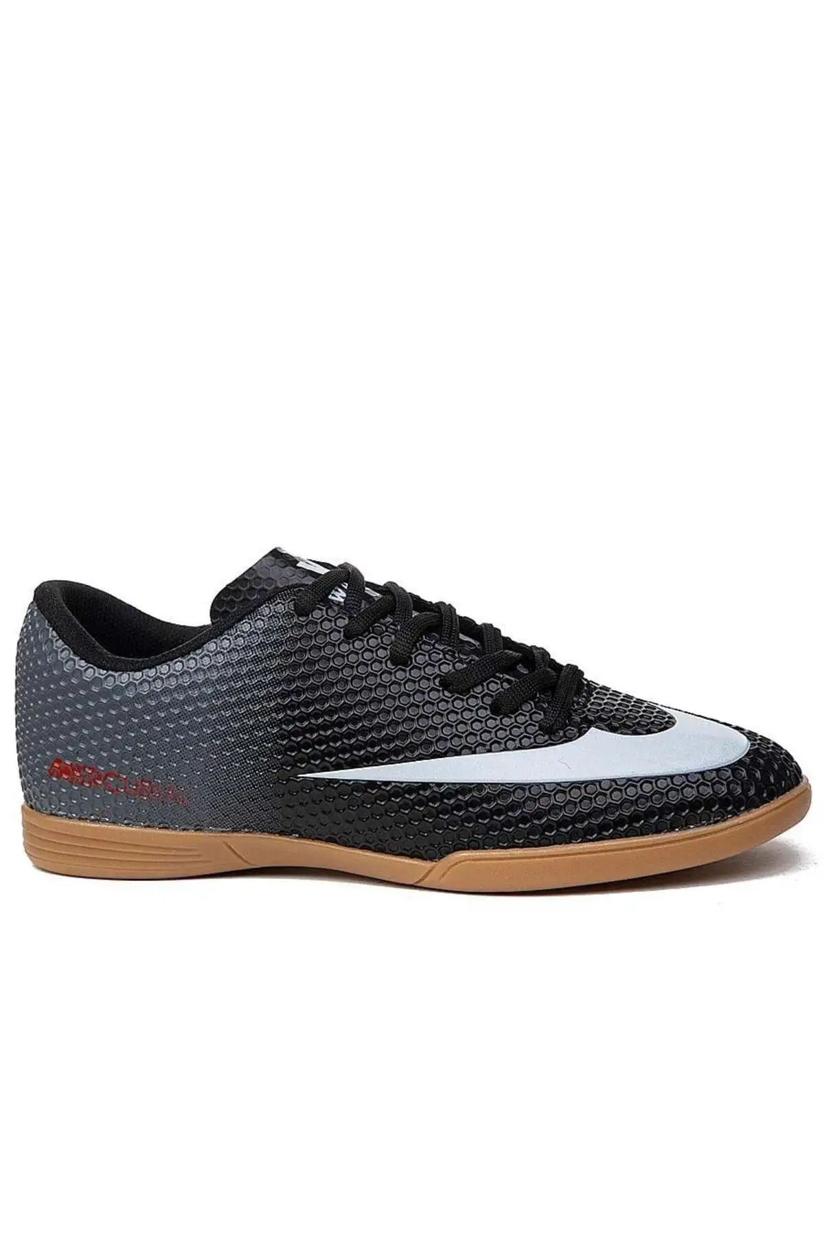 کفش داخلی فوتسال زیره یونیسکس مشکی قرمز لاستیکی بدون لغزش - 1846 کفش داخلی فوتسال زیره یونیسکس مشکی قرمز لاستیکی بدون لغزش - 1846