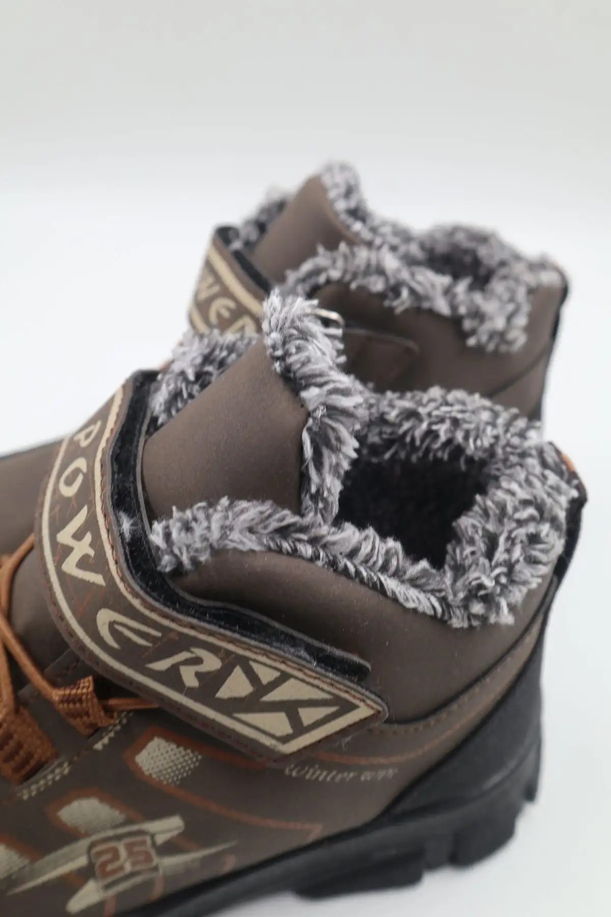 Zipper Woolen Zipper Khaki Daily Boat - 2358 Zipper Woolen Zipper Khaki Daily Boat - 2358