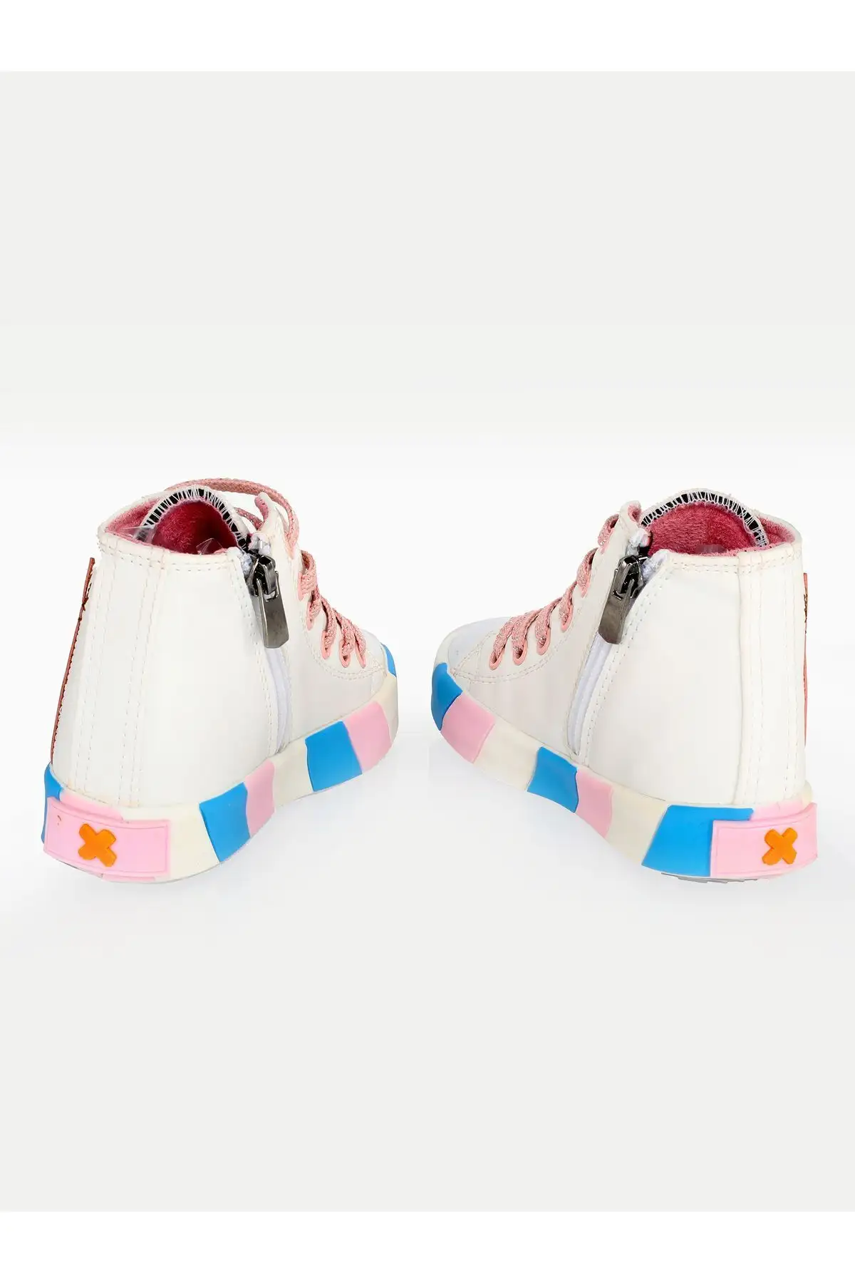 کفش کتانی دخترانه ساپورت ارتوپدی سفید Ceylan - 1412 کفش کتانی دخترانه ساپورت ارتوپدی سفید Ceylan - 1412