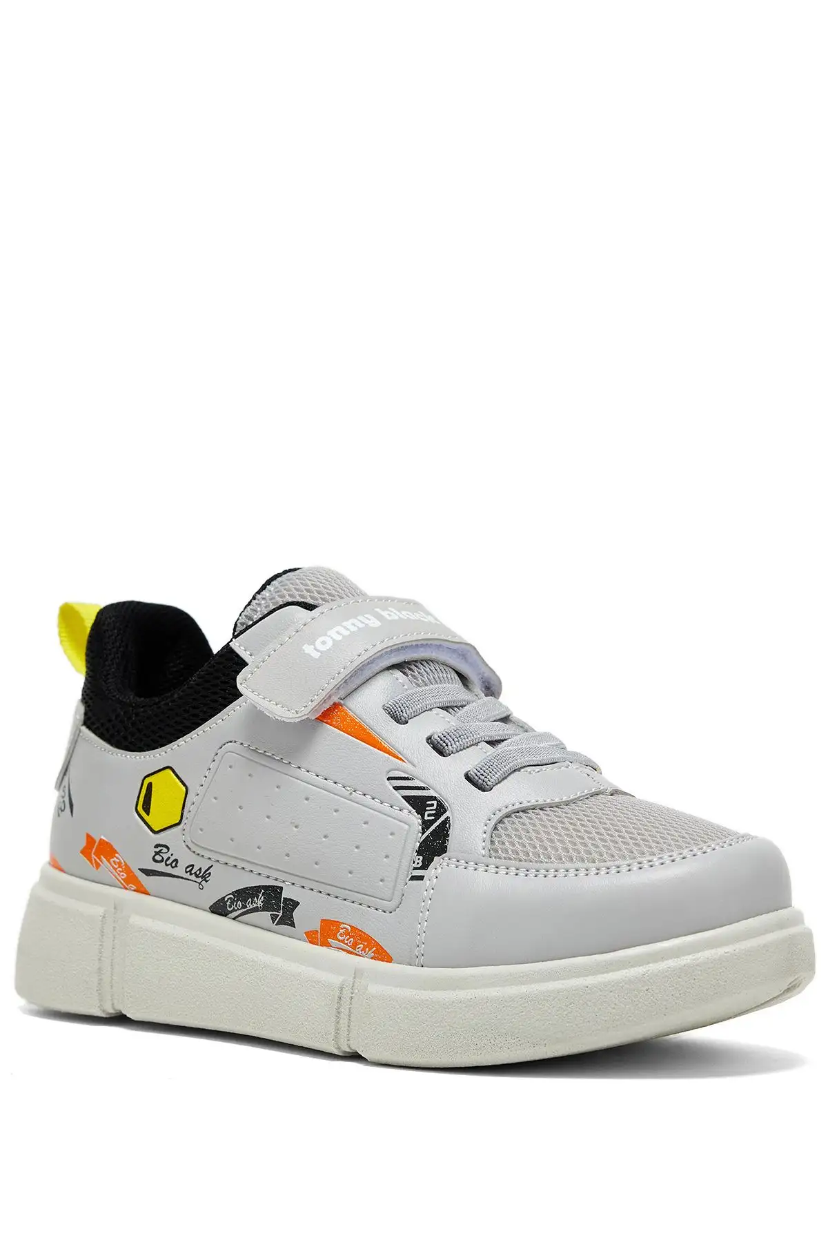 کفش راحتی ولکرو یونیسکس یخی مشکی بچه گانه - 1558 کفش راحتی ولکرو یونیسکس یخی مشکی بچه گانه - 1558