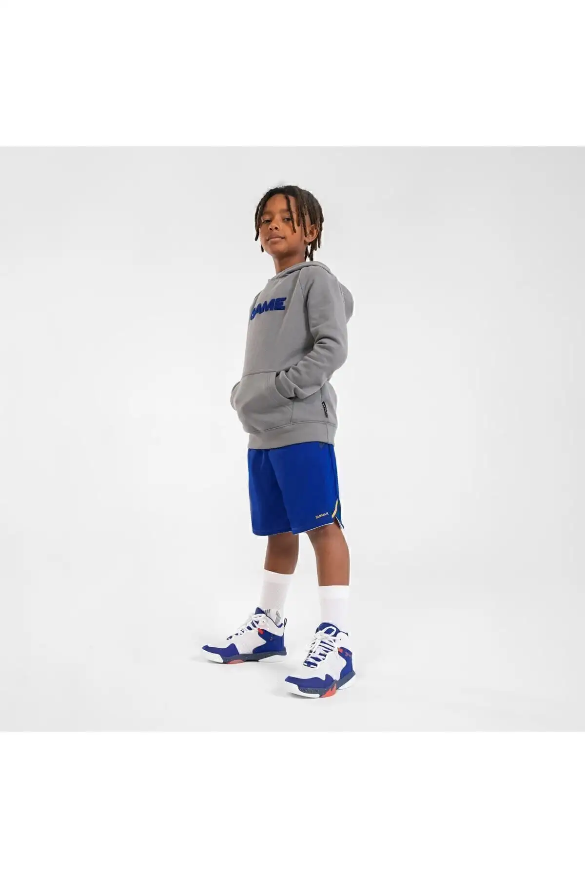 کفش بسکتبال بچه گانه تارمک - سفید / آبی / قرمز - Ss500h - 1425 کفش بسکتبال بچه گانه تارمک - سفید / آبی / قرمز - Ss500h - 1425